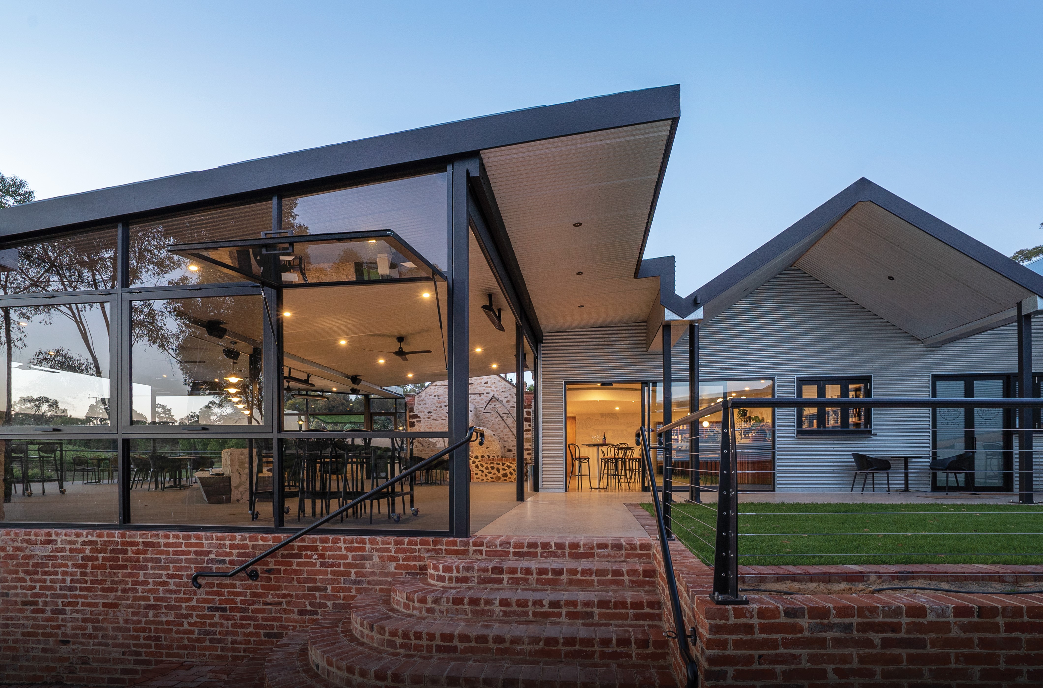 Shot of tasting room from outside